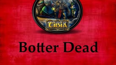 Tibia - Botter down - Glooth bandits