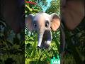 Tip Tip Toe Jungle Song 🌿🐘 | Kids 3D Cartoon Nursery Rhymes