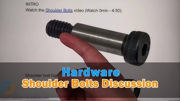 Mechanical Design: Shoulder Bolts Discussion