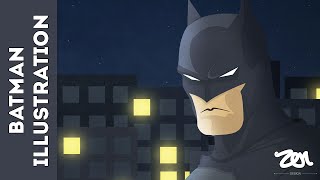 ZenDesign - Speedart | BATMAN The Dark Knight Illustration screenshot 4