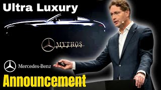 Mercedes Mythos Sub Brand Unveils 2025 Debut   Featuring Amg Sl Based Speedster Model