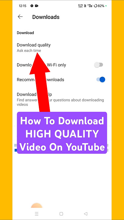Youtube Video HIGH QUALITY Mai Download Kaise Karen | How To Download HIGH QUALITY Video On YouTube