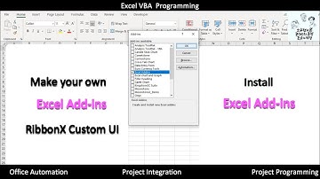 How to make your own Excel Add-ins with RibbonX Custom UI