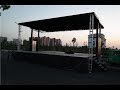 Stage setup with Robotic Hydraulic system For SALE from SINOSWAN. 10 minutes one huge stage