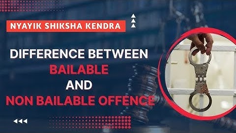 Bailable vs Non-Bailable Offences | Legal Terms Explained Simply | BNSS ‎Section - 2 | @Nyayik