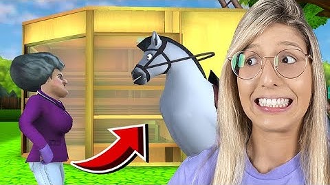 NOVO CAVALO DA PROFESSORA MALVADA! IMPOSSÍVEL TROLLAR? (Scary Teacher 3D)