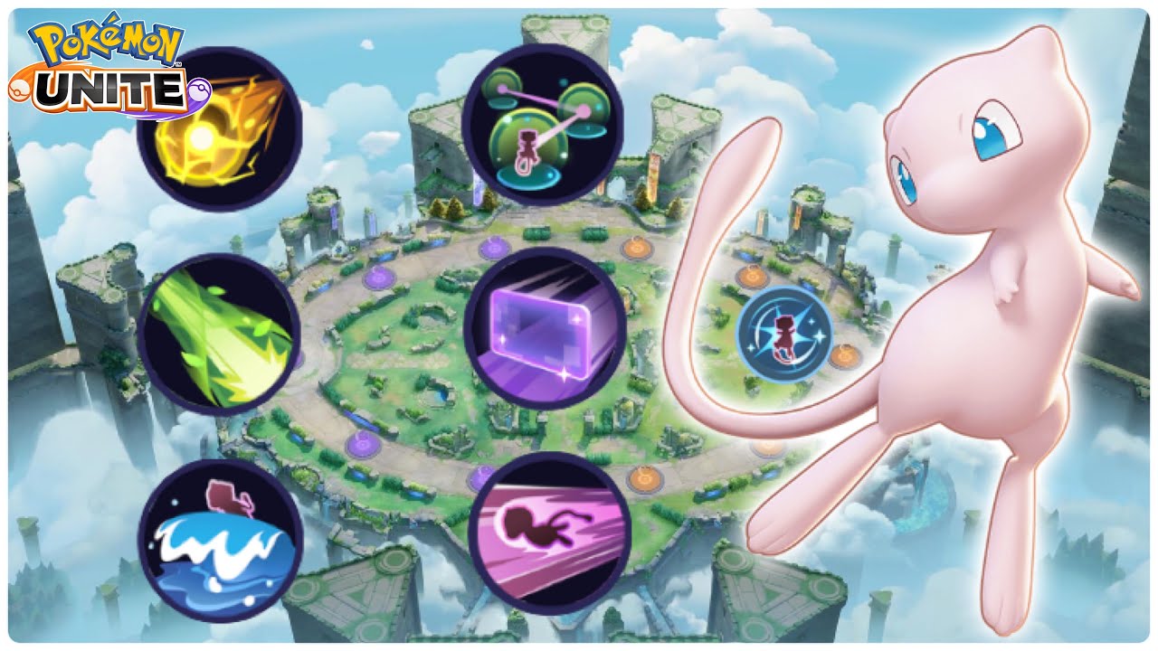 【Pokémon UNITE 】夢幻 新幻獸登場6個招式9種技能組合該如何選擇?|寶可夢大集結 - YouTube