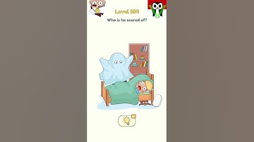 inavb DOP 2 Level 854 Who is He Scared of? | Delete One Part Gameplay Solution #shorts #DOP2