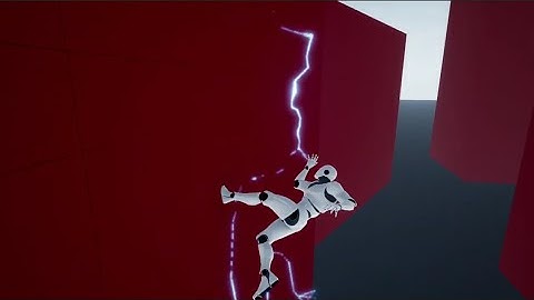 Wall running test in UE4