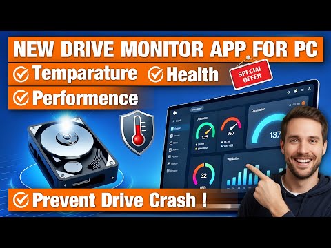 New HDD & SSD Monitor App For PC With Smart Scan | Prevent Drive Crash | Free Official Giveaway
