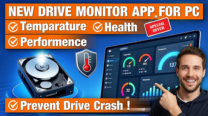 New HDD & SSD Monitor App For PC With Smart Scan | Prevent Drive Crash | Free Official Giveaway