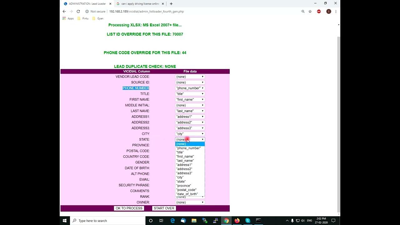 How To Upload Lead in Vicidial YouTube
