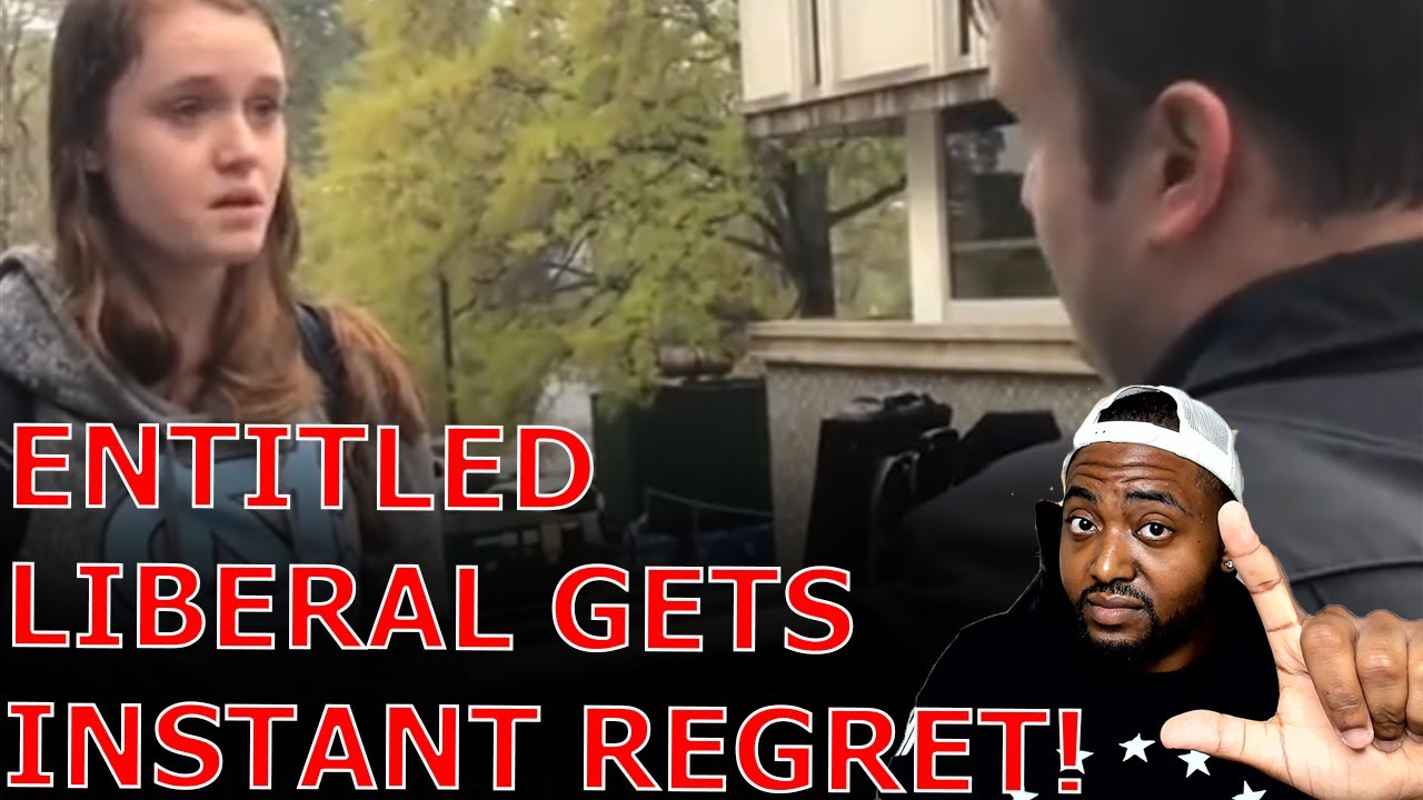 Entitled Liberal College Woman Gets INSTANT Regret After Stealing Man’s Pro Life Sign