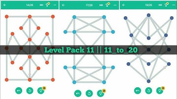 Level Pack 11 :- 11_12_13_14_15_16_17_18_19_20...One Line Android Gameplay