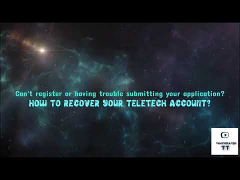 How to recover or retrieve your Teletech Account? | Tutorial and Tips