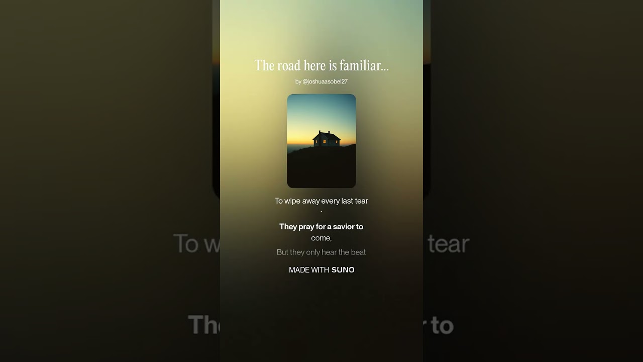 The road here is familiar and gray, by Joshua A. Sobel
