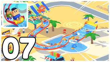1,4m / sec - IDLE Aqua Park - Gameplay Walkthrough Part 07 (iOS, Android)