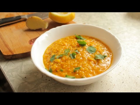 Видео рецепт Индийский суп из чечевицы