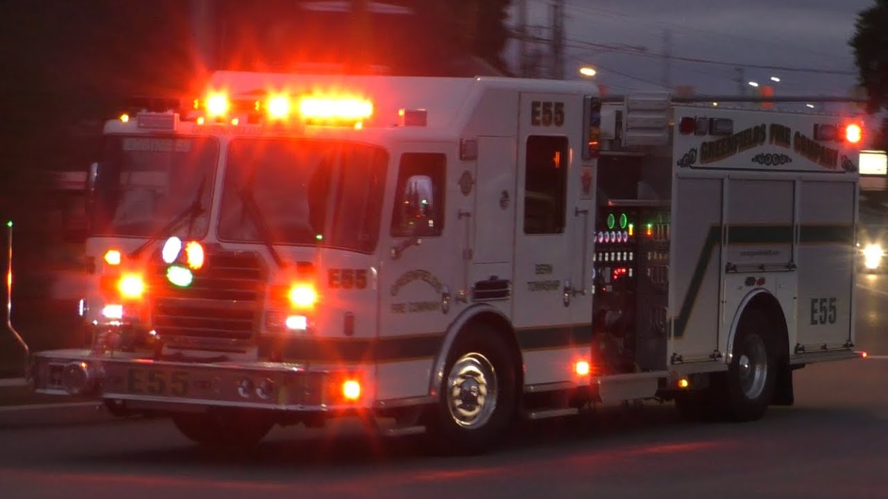 Greenfields Fire Company Engine 55 Responding 10/13/19