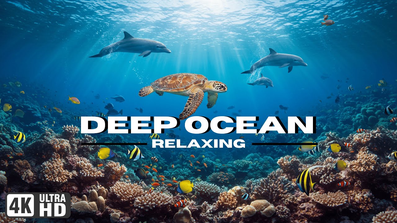 Ocean Night | Calming Deep Sea Music for Anxiety, Focus, and Sleep Aid
