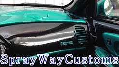 Fiberglass Dash and Rear Deck / Painting Interior Trim / 2000 Monte Carlo SS Candy Teal - Update 12 