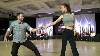 Improv West Coast Swing - Ben Morris & Bryn Anderson - The Open Swing Dance Championship 2023