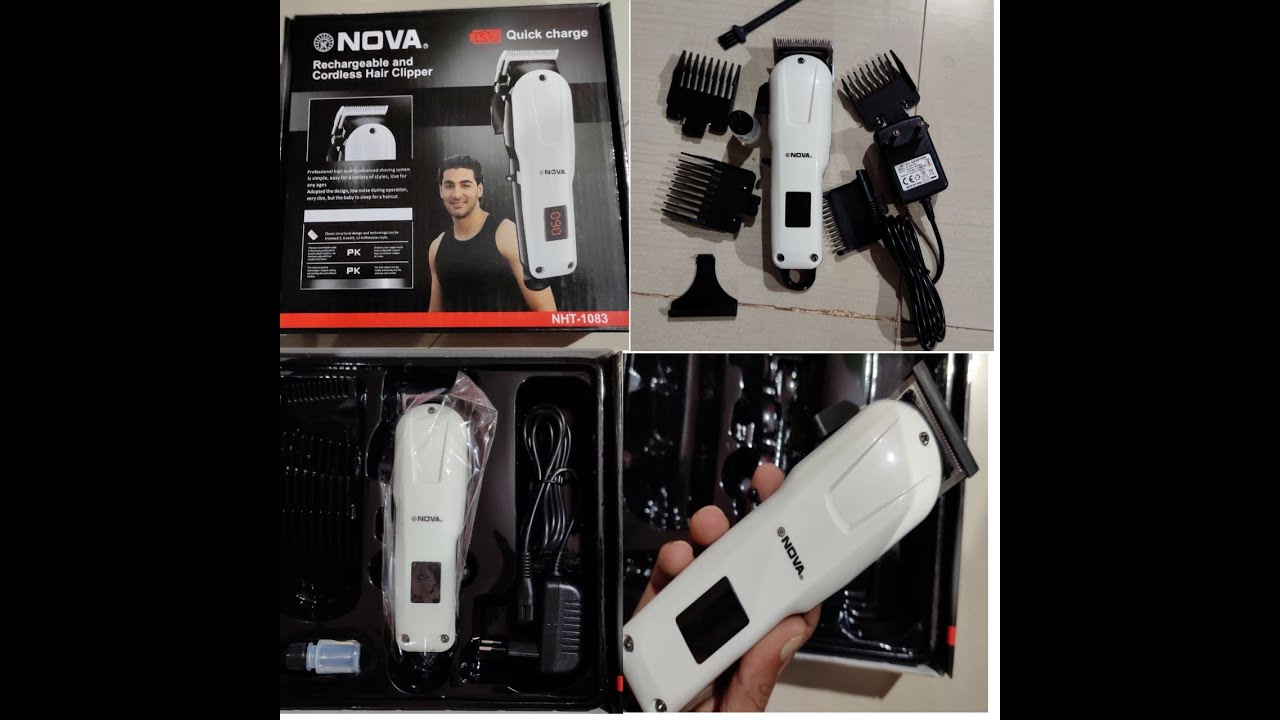 nova professional rechargeable and cordless nht 1083 hair clipper