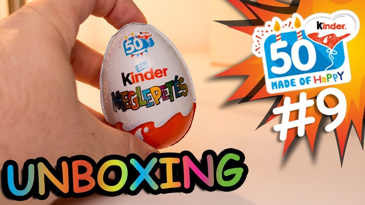 50 kinder surprise eggs
