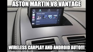 Aston Martin V8 Vantage WIRELESS Apple CarPlay and wired Android Auto!!