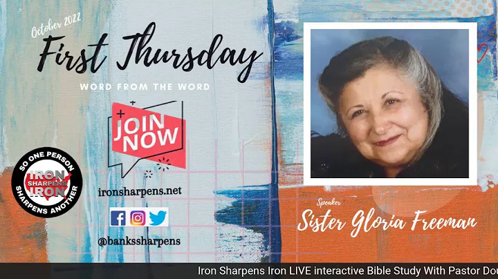 First Thursday With Sister Gloria Freeman