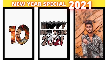 Happy New Year 2021 Status Editing in Kinemaster || new year video editing | | Easy Editing | 🔥❤