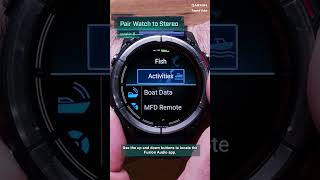 Tutorial - quatix 8: Pair Watch to Stereo#garmin #smartwatch #quatix8 #quickguide #wearabletech