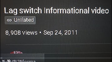 Lag switch informational video 2.0