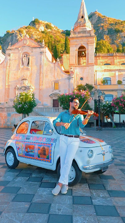 Sarà perché ti amo ❤️🇮🇹 #taormina #italy #saraperchetiamo #petarmarkoski #violin #music