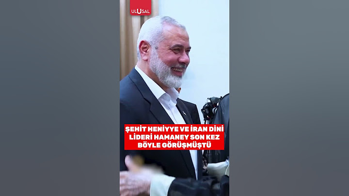 HAMAS Lideri Şehit Heniyye ve İran Dini Lideri Hamaney son kez böyle görüşmüştü #shorts #hamas #iran