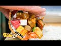 온갖 재료가 아낌없이 들어가는 대왕 후토마키 & 모듬초밥 / Amazing Knife Skill / Giant Sushi Roll and Sushi / 인천 송도 스시원