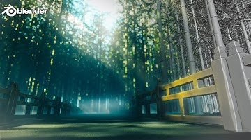 How to Make a Ghibli-Style Anime Forest in Blender