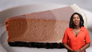 Kiano shows us how she makes her decadent ripple chocolate cheesecake!
if you want more of tasty, check out our merch here:
https://amzn.to/2gj2xvv get the r...