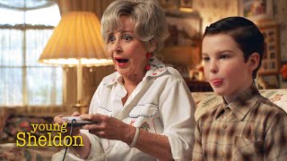 Meemaw and Sheldon Become Hardcore Gamers | Young Sheldon