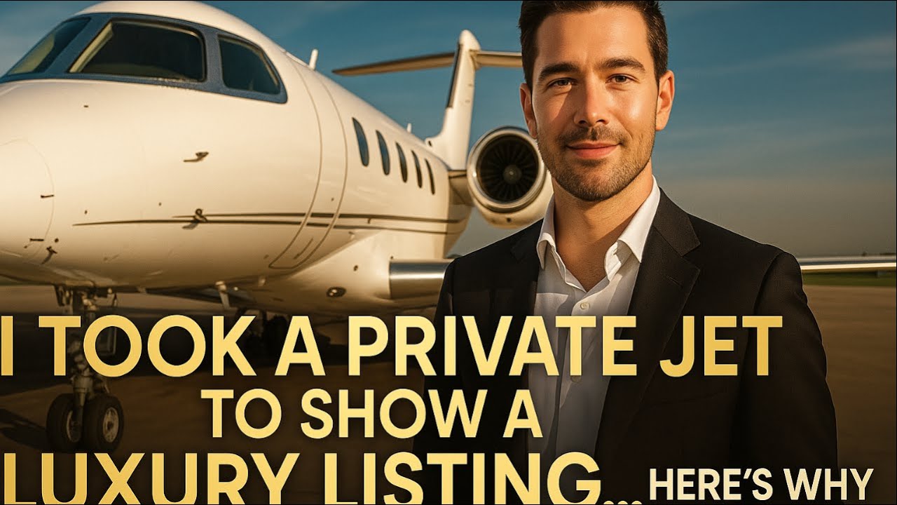 I Took a Private Jet to Show a Luxury Listing Here