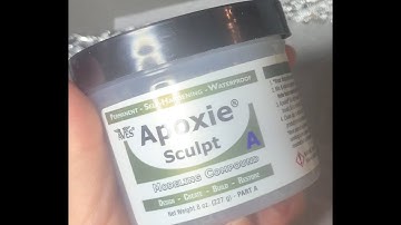 How to use Apoxie sculpt, review.