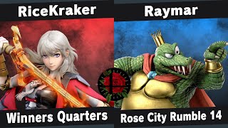 Rcr 14 Winners Quarters - Ricekraker Byleth Vs Raymar King K Rool - Smash Ultimate