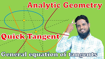 lec 5 equation of tangent of conics #quick_tangent_to_any_conic #short_trick_of_tangent_normal