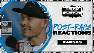 Larson calls his win at Kansas &#39;crazy&#39; as he reflects on the 0.001 second margin of victory