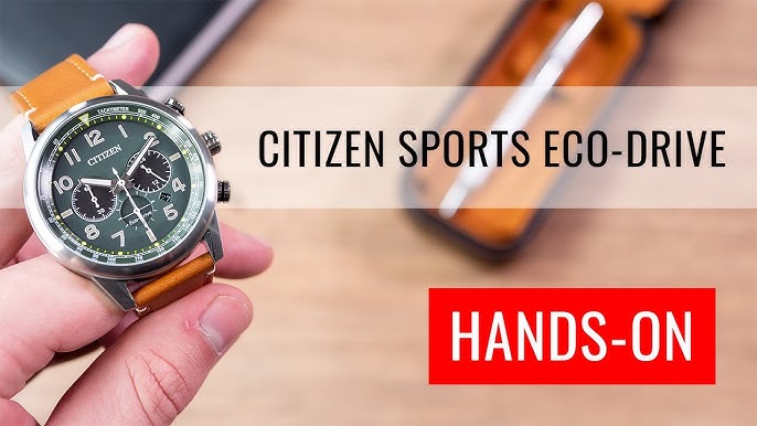 HANDS-ON: Citizen Sports Eco-Drive CA4420-13L - YouTube