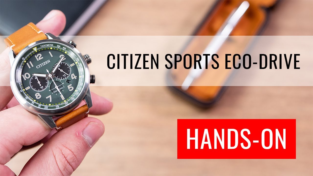 HANDS-ON: CA4420-21X Citizen - Eco-Drive YouTube Sports
