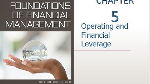 FIN2120 - Operating and Financial Leverage