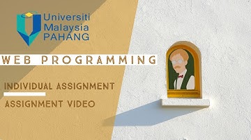 Individual Assignment Presentation Video (CC19213)