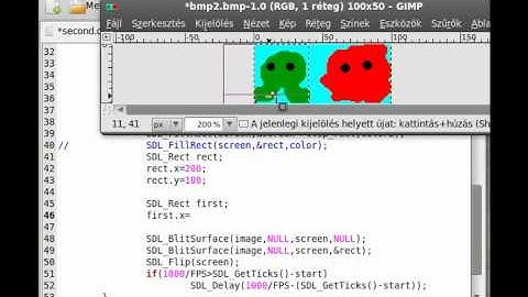 SDL tutorial 7 - Blit a part of an image