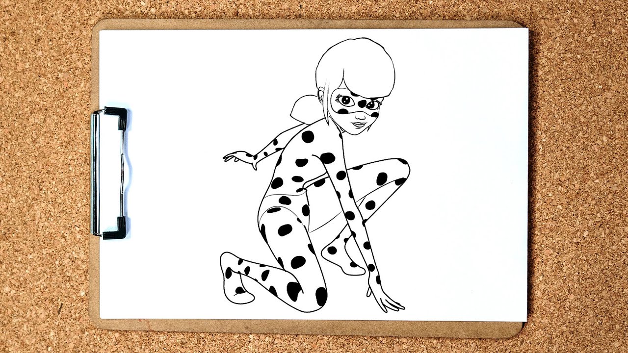 COMO DESENHAR A LADYBUG PASSO A PASSO - YouTube